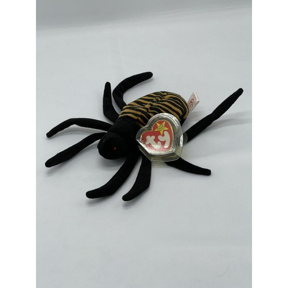 TY Beanie Baby Spinner The Spider 1996 Vintage 90's Halloween